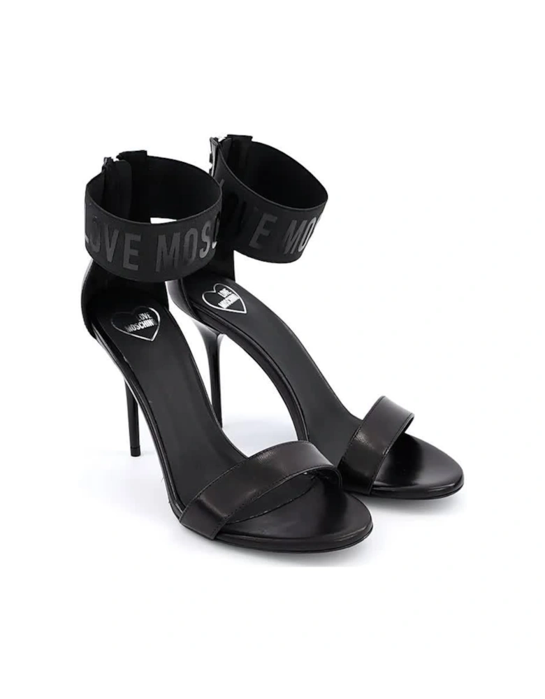 High Heeled Sandal - Black