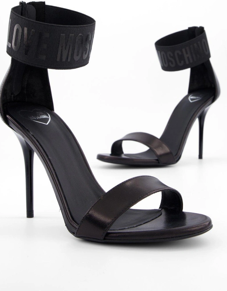 High Heeled Sandal - Black