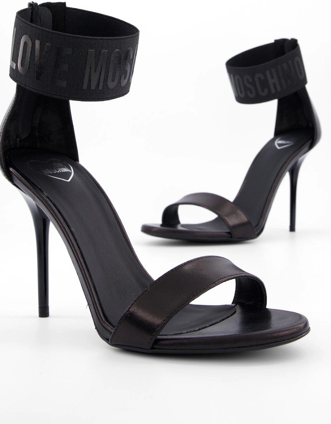 High Heeled Sandal - Black