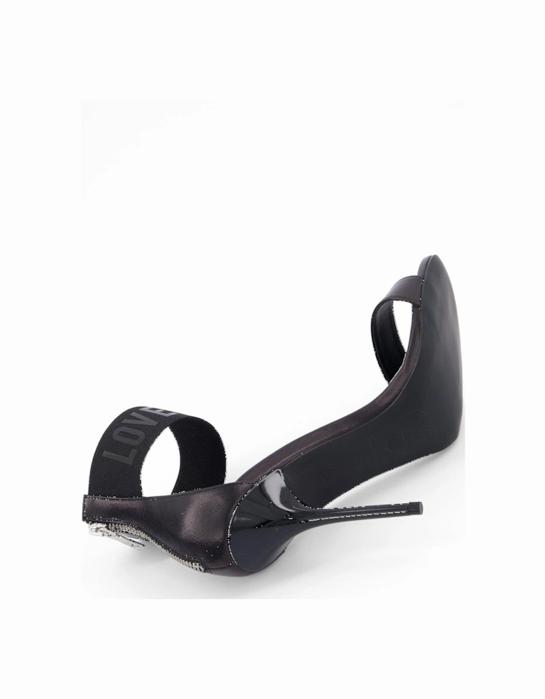 High Heeled Sandal - Black