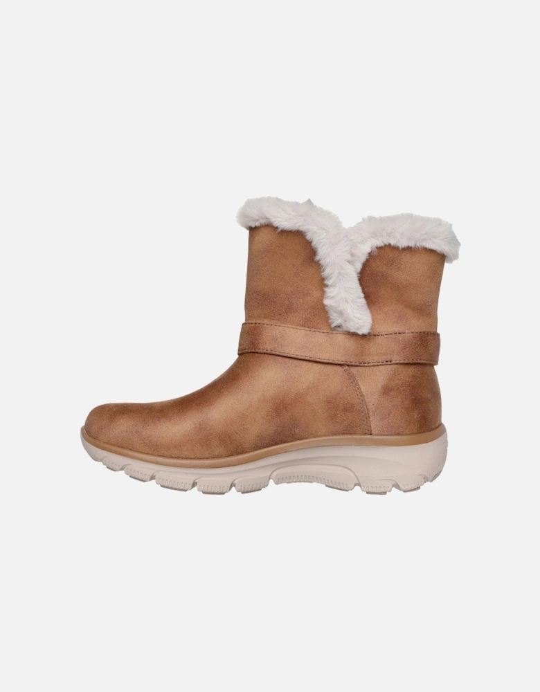 Easy Going Dreamers Move Textile Women's Chestnut Winter Ankle Boots