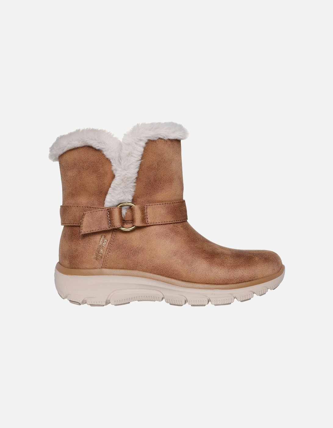 Easy Going Dreamers Move Textile Women's Chestnut Winter Ankle Boots