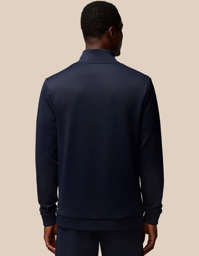 Scuba 1/4 Zip Polyester Men's Blue Sweatshirt