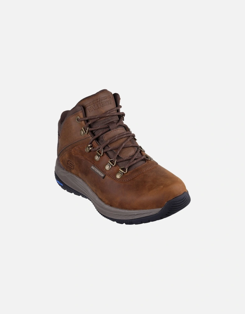 Meroe Pikeman Leather Men's Brown Ankle Boots