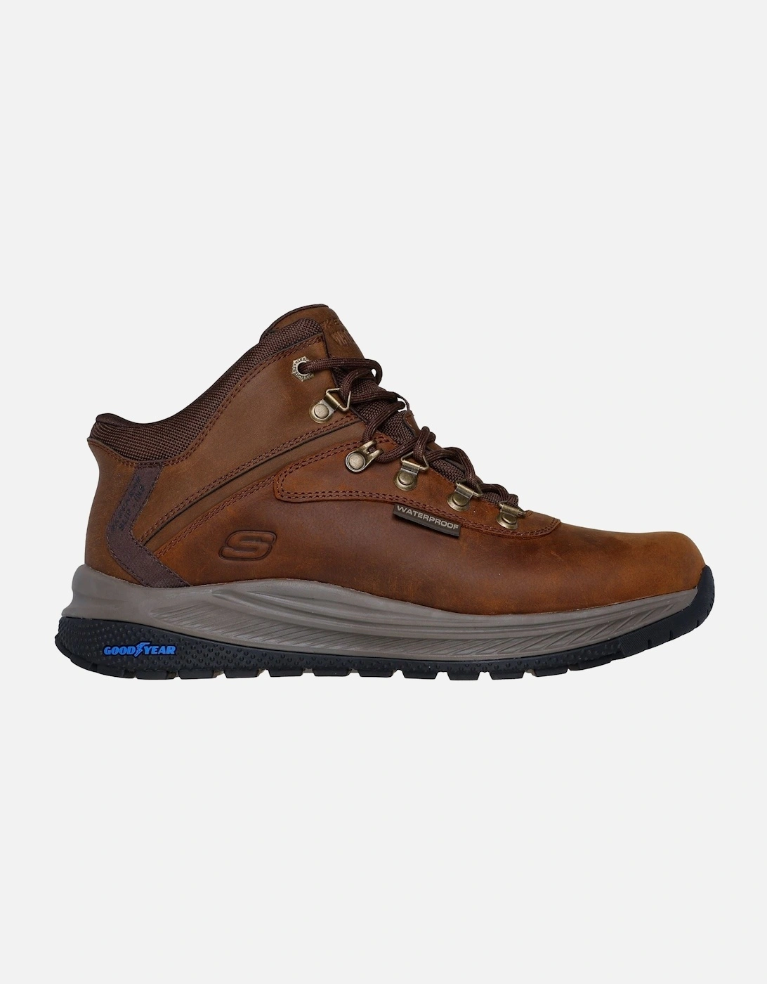 Meroe Pikeman Leather Men's Brown Ankle Boots