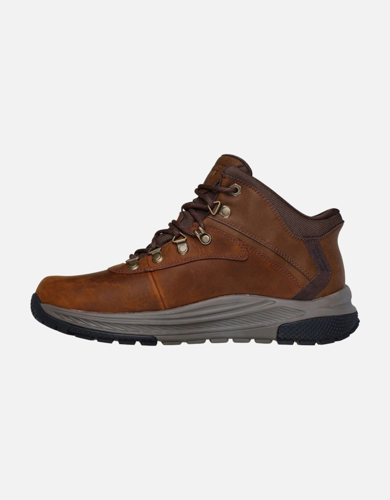 Meroe Pikeman Leather Men's Brown Ankle Boots