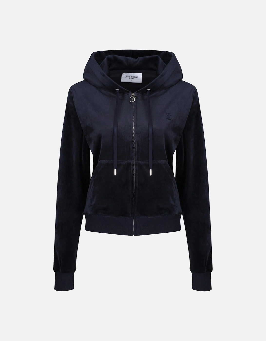 Robertson Classic Jacket Polyester Women's Blue Hooded Sweatshirt