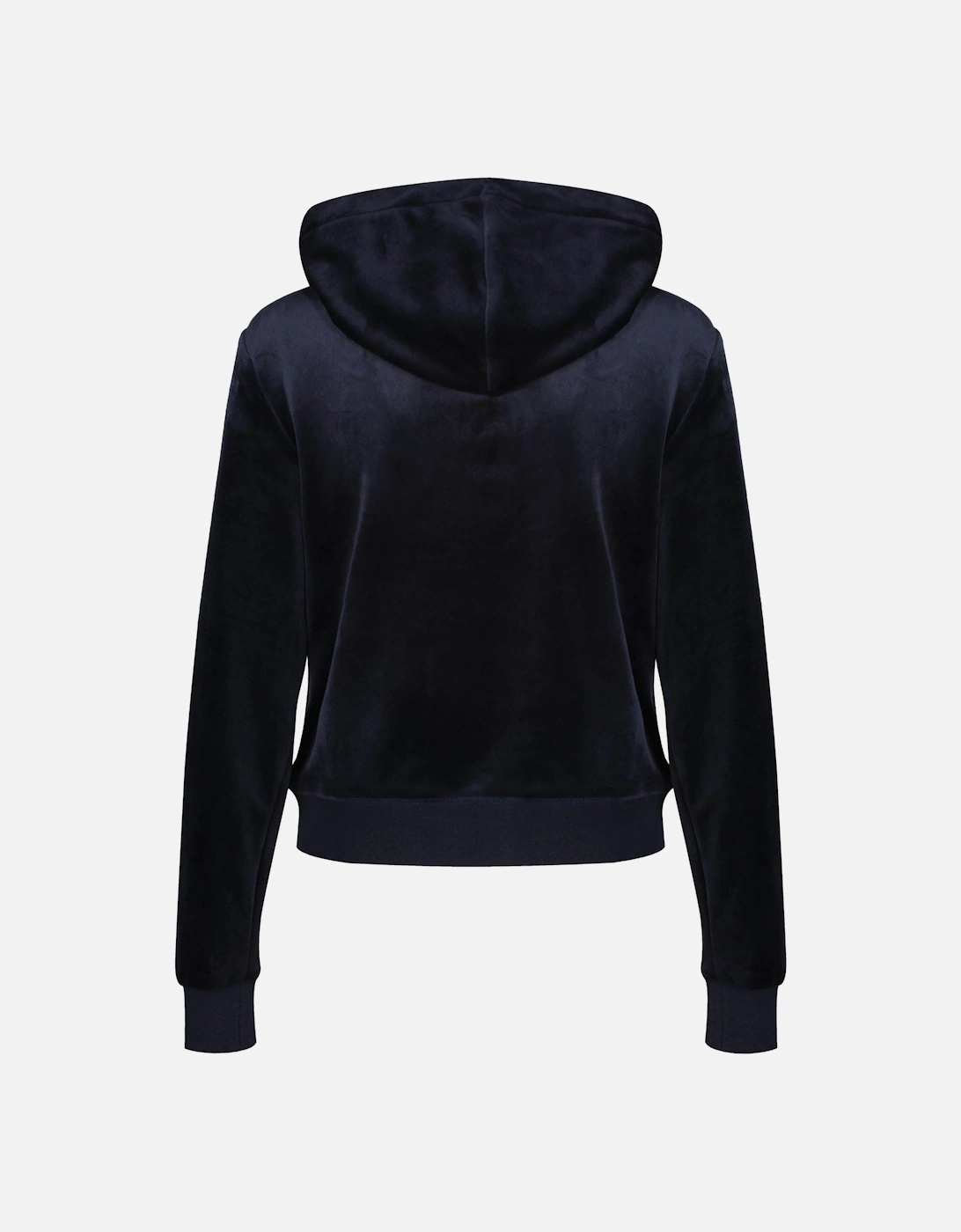 Robertson Classic Jacket Polyester Women's Blue Hooded Sweatshirt