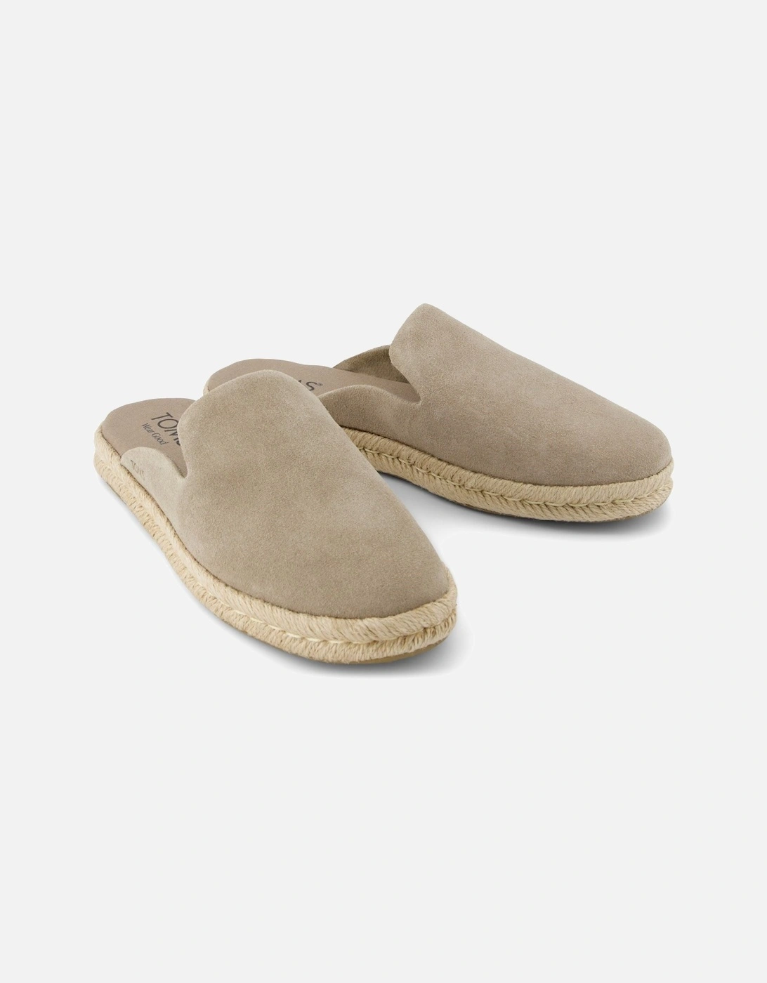 Women's TOMS Santiago Mule Leather Women's Dune Mules - Brown - Size: 8