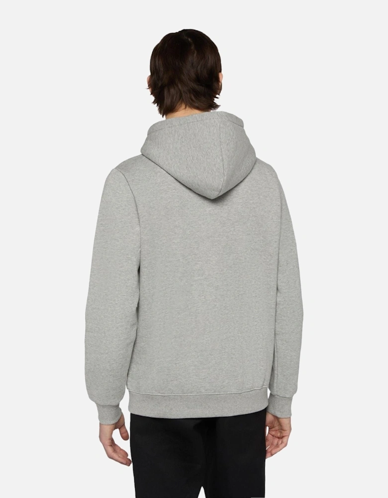 Icon Logo Hoodie Unisex Adults Grey Hooded Sweatshirt