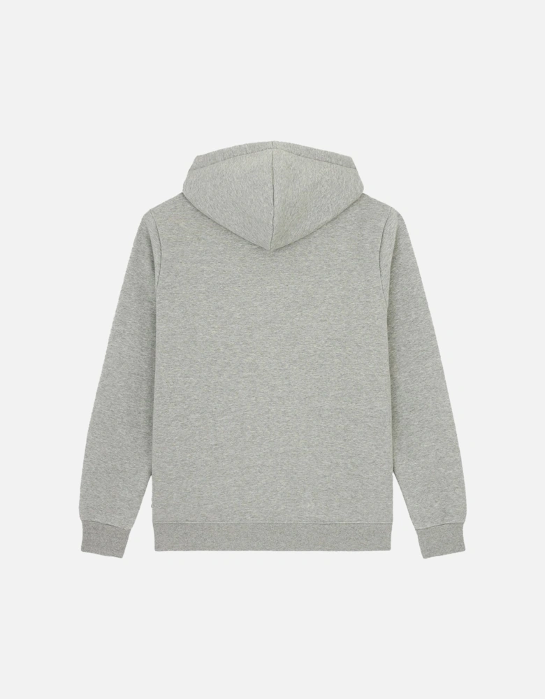 Icon Logo Hoodie Unisex Adults Grey Hooded Sweatshirt