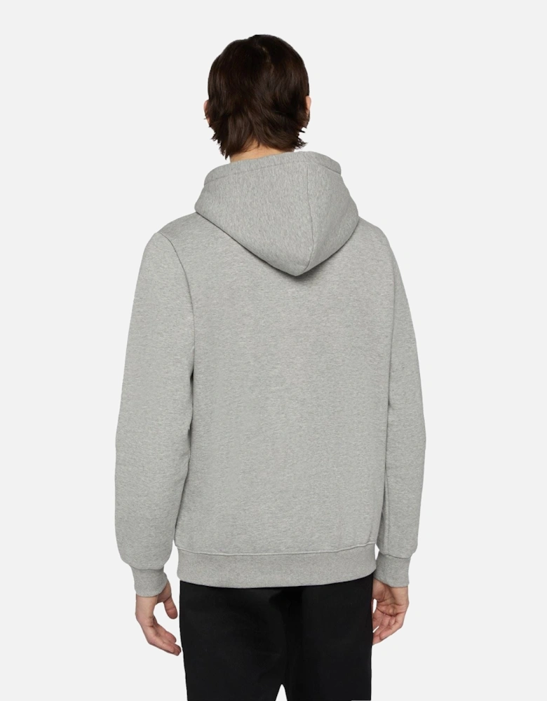 Icon Logo Hoodie Unisex Adults Grey Hooded Sweatshirt