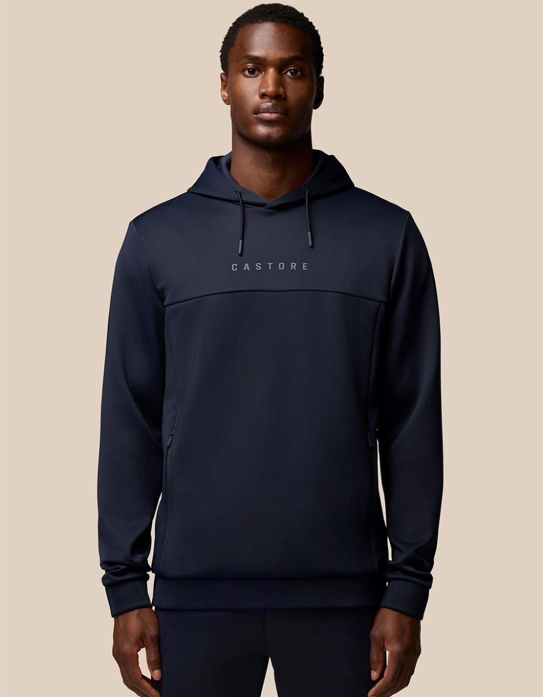 Scuba Hoody Polyester Men's Blue Hooded Sweatshirt, 6 of 5