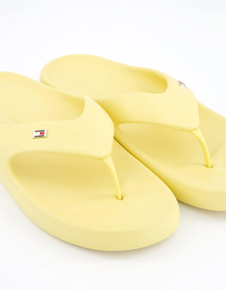 Thong Beach Flip Flops - Yellow