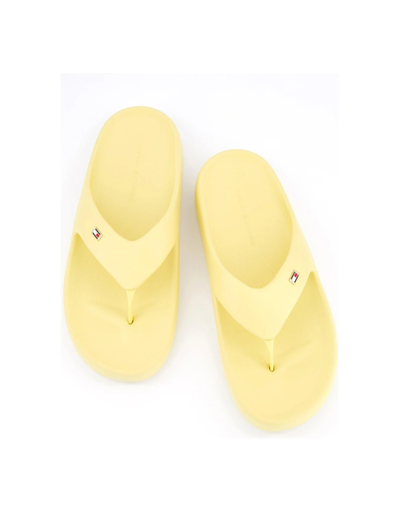 Thong Beach Flip Flops - Yellow