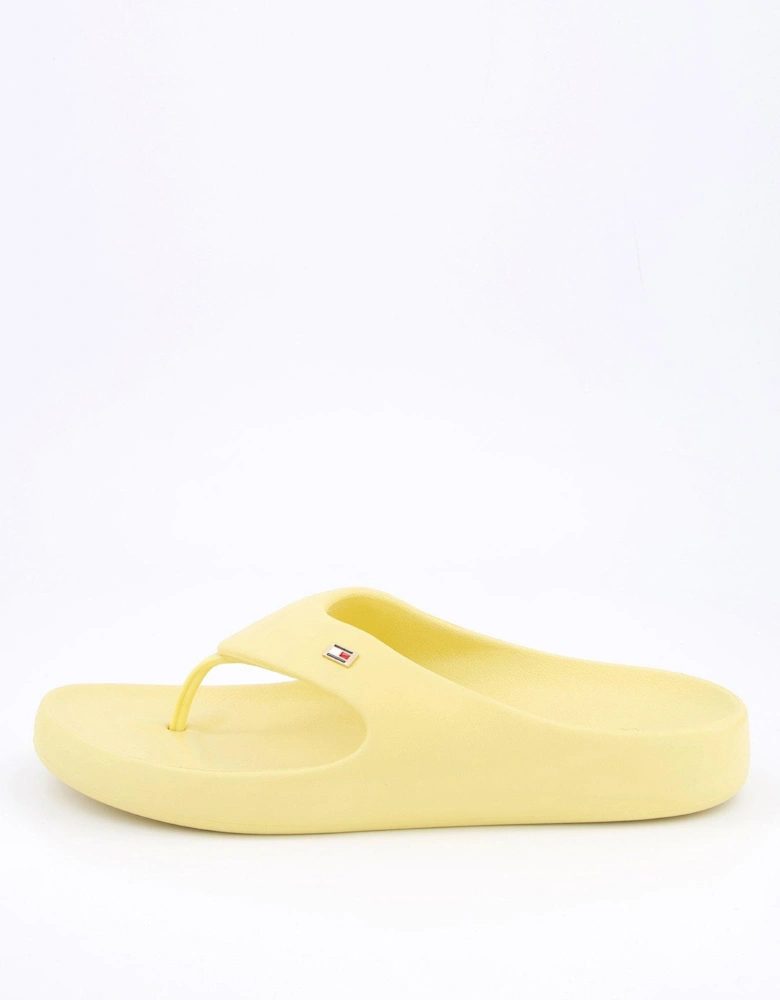 Thong Beach Flip Flops - Yellow