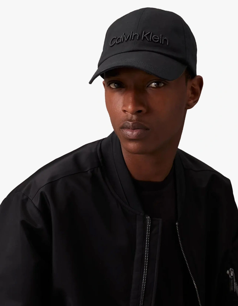 CALVIN EMBROIDERY BB CAP Mens Baseball Cap Black