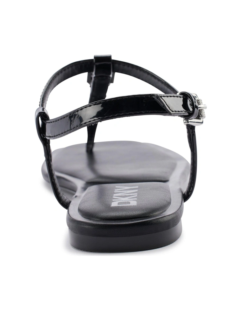 Datto Flat Thong Sandals - Black