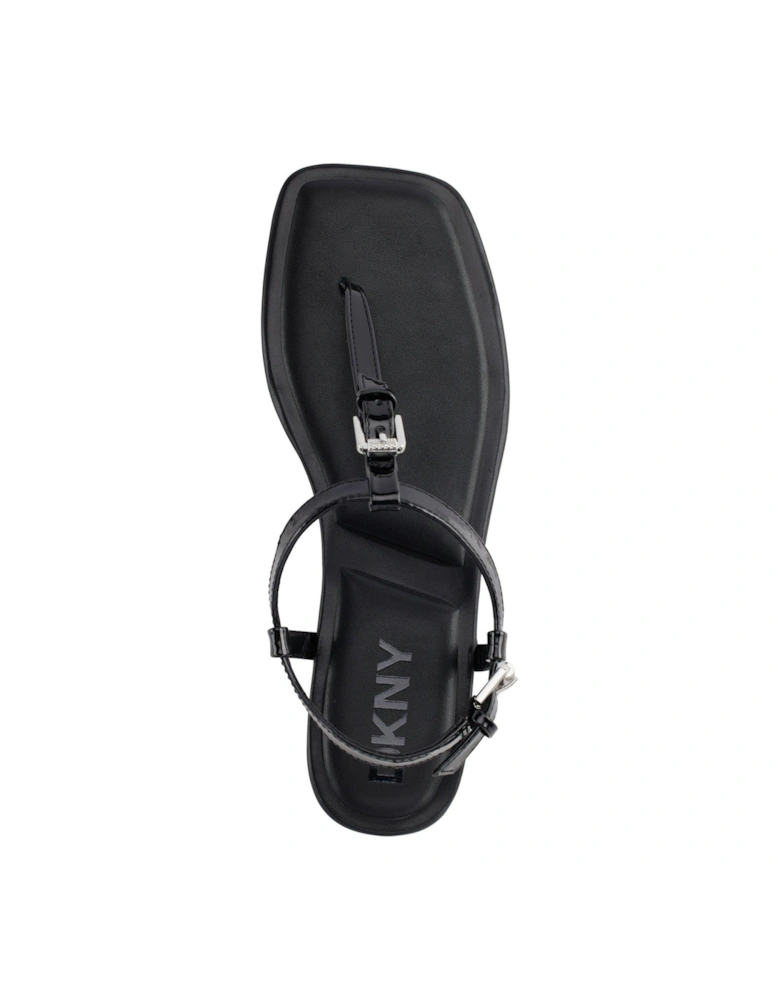 Datto Flat Thong Sandals - Black