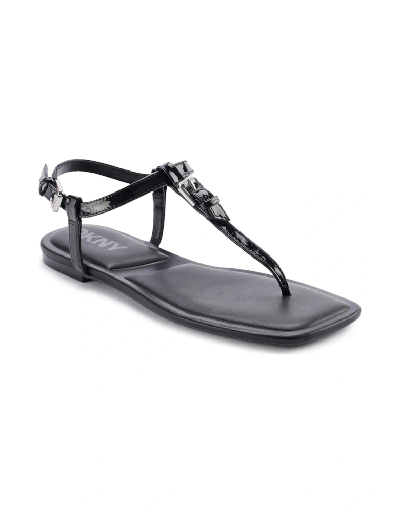 Datto Flat Thong Sandals - Black
