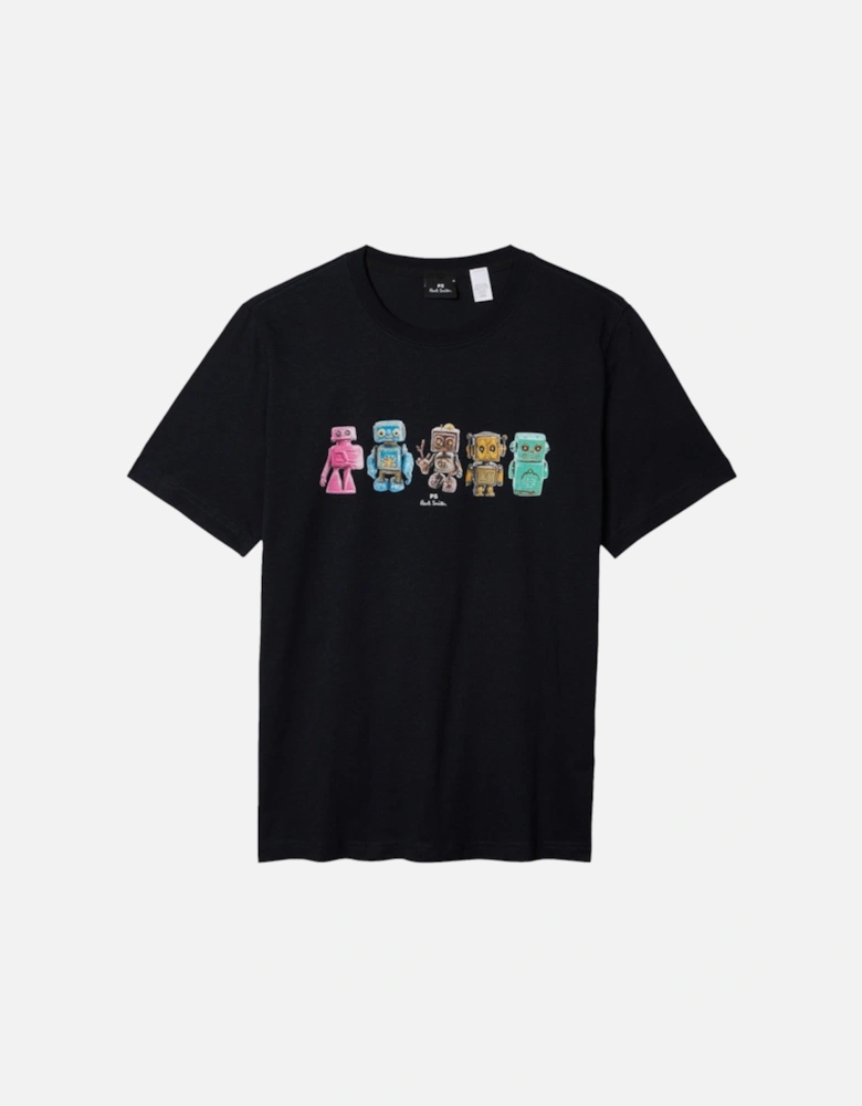 PS Robots T-Shirt 49 DK NAVY