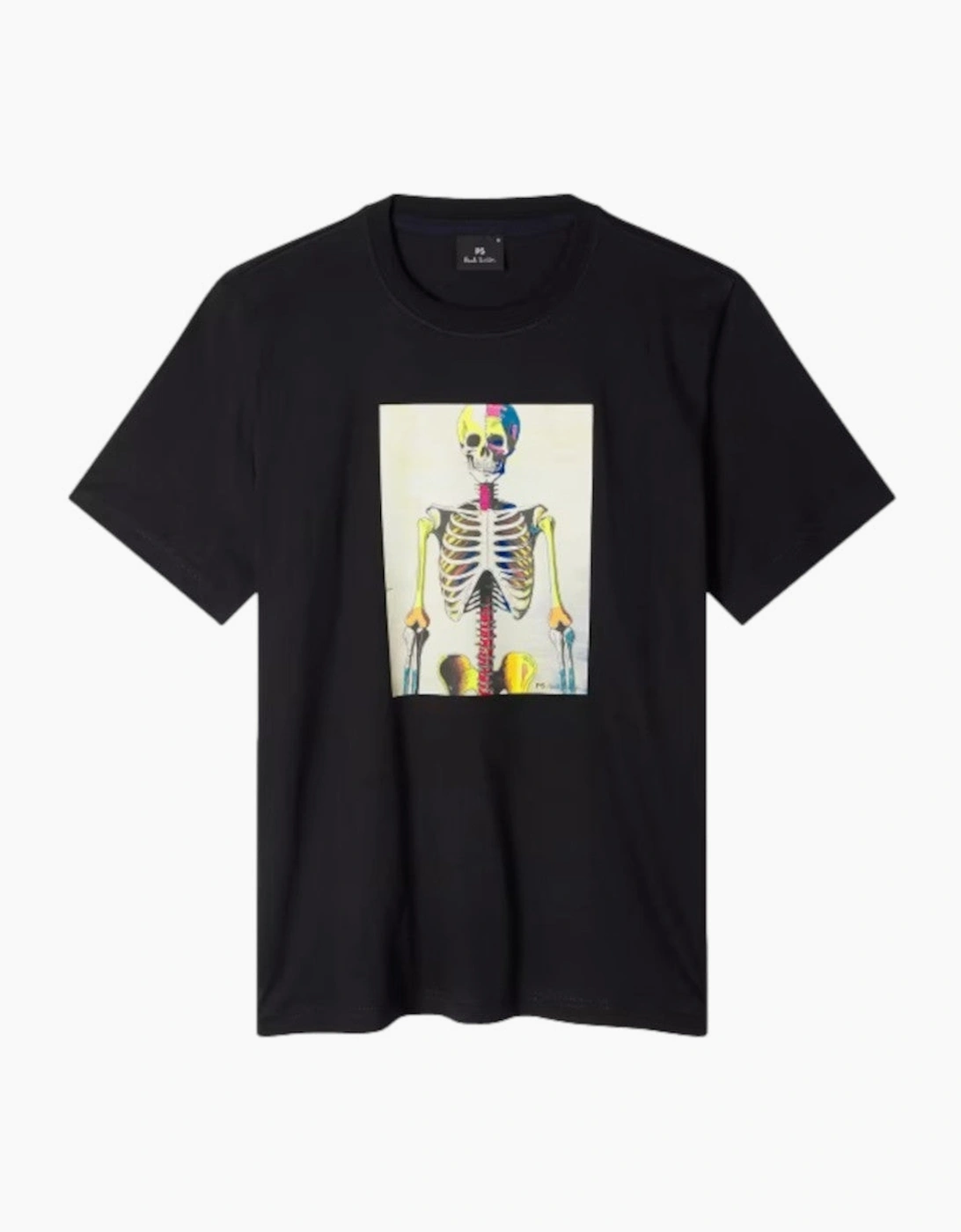 Men's PS Paul Smith Skeleton T-Shirt 79 BLACK - Size: 42