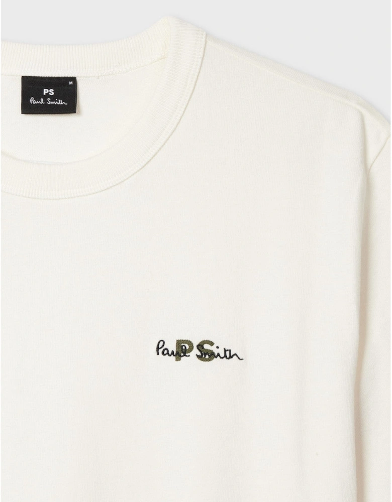 PS PS Emb T-Shirt 02 Off White