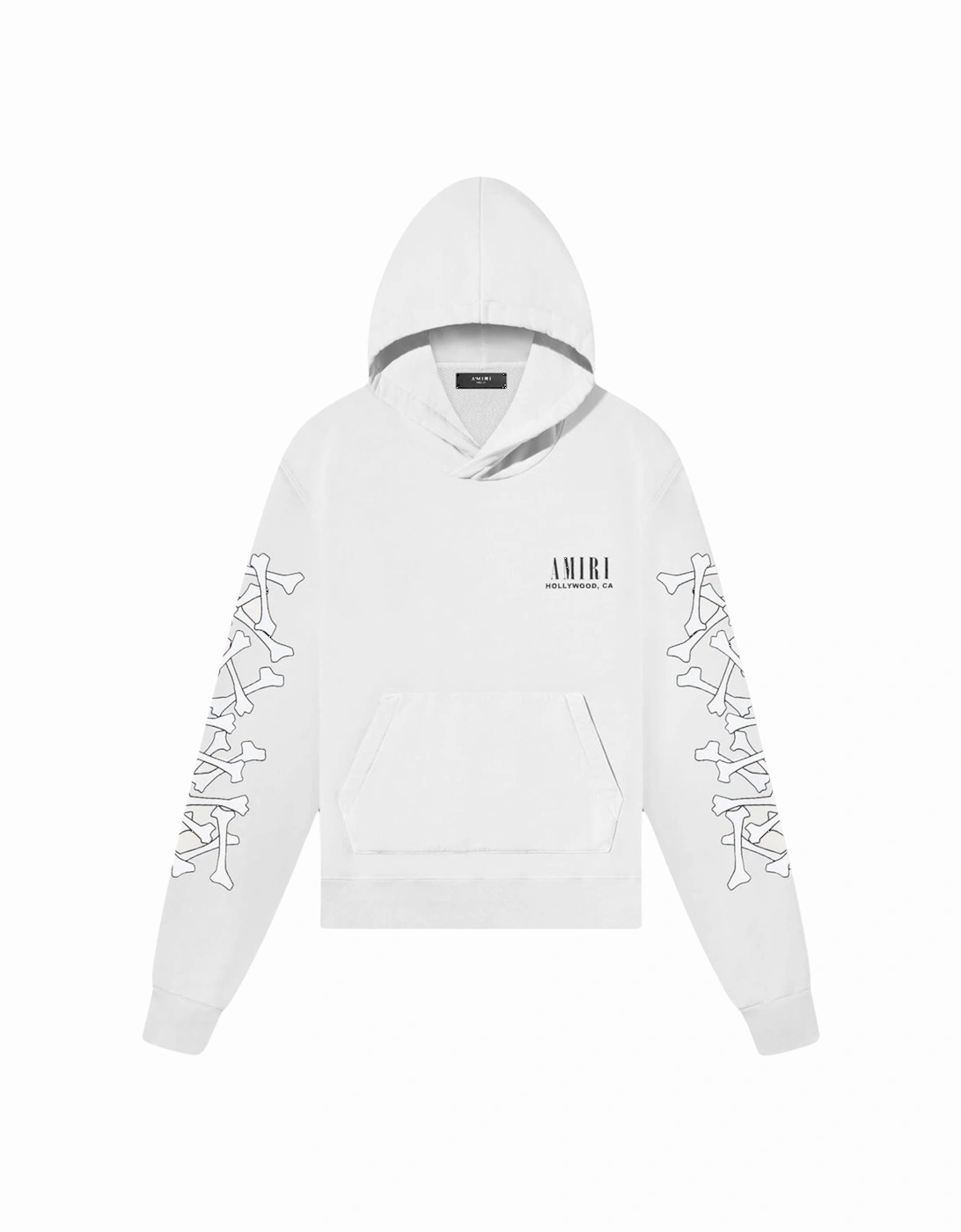 KIDS BONES HOODIE WHITE, 4 of 3