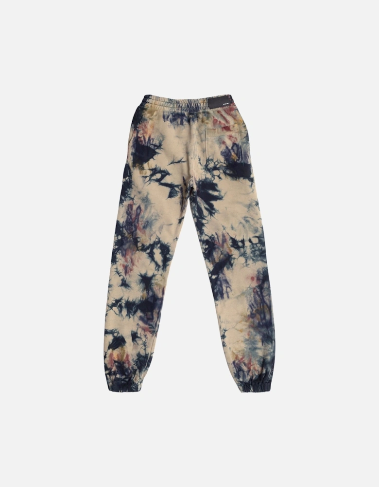 KIDS TIE DYE CAMO SWEATPANTS MULTI