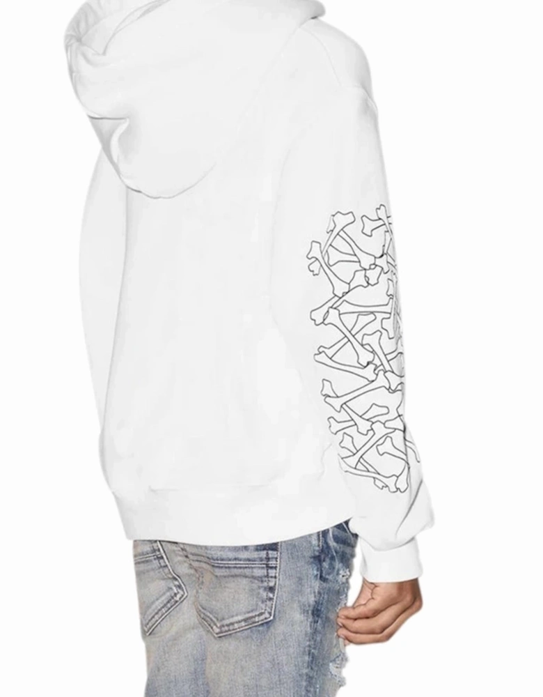 KIDS BONES HOODIE WHITE