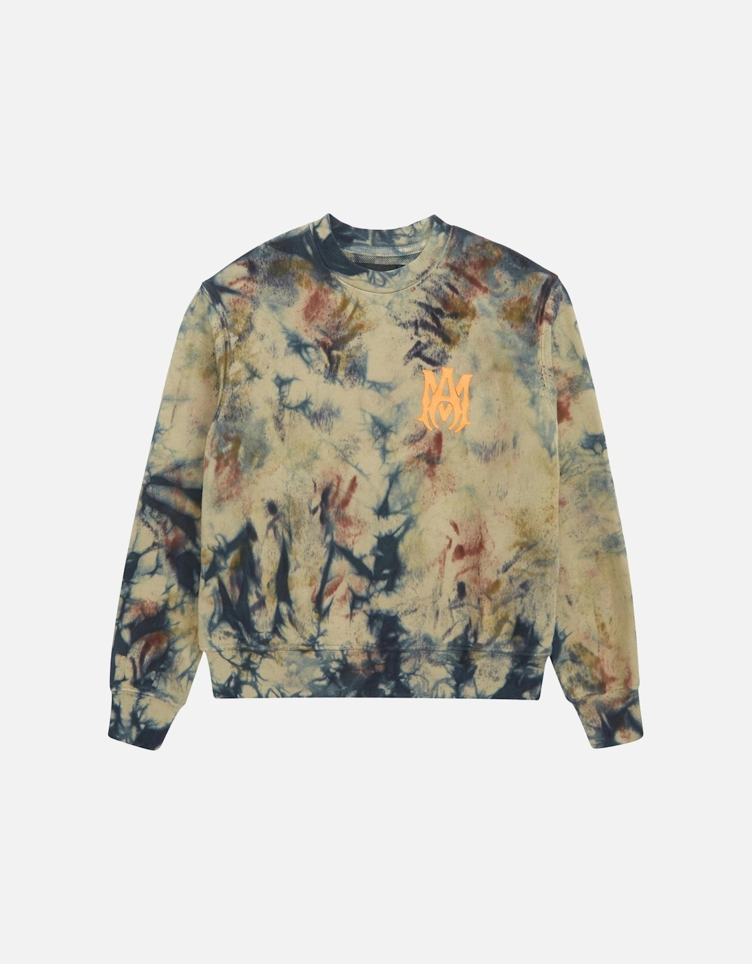 KIDS TIE DYE CAMO CREWNECK MULTI, 4 of 3