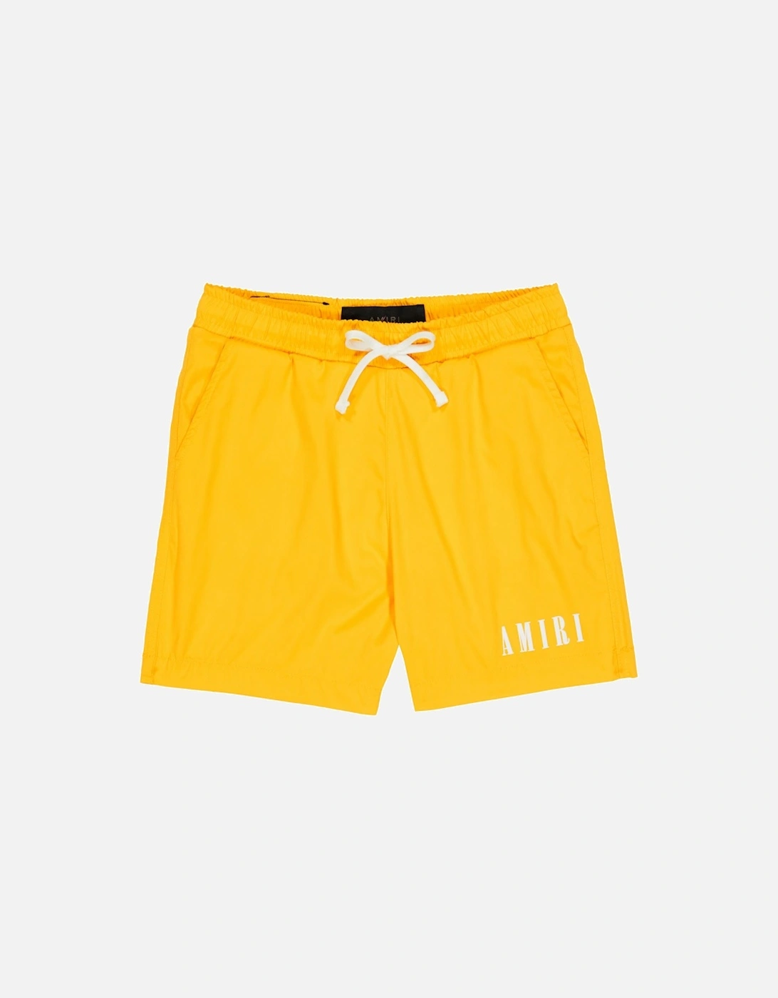 KIDS CORE LOGO SWIM SHORTS YELLOW, 3 of 2