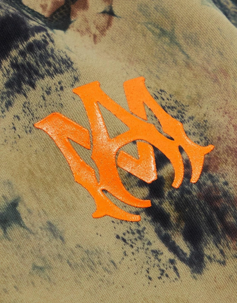 KIDS TIE DYE CAMO CREWNECK MULTI
