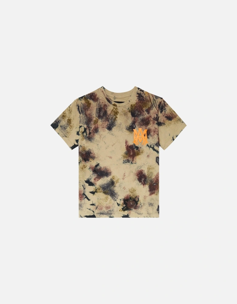 KIDS TIE DYE CAMO TEE MULTI