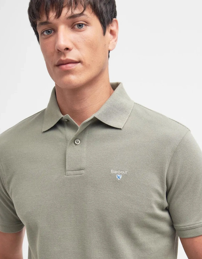 Sports Polo Shirt - Dusty Green