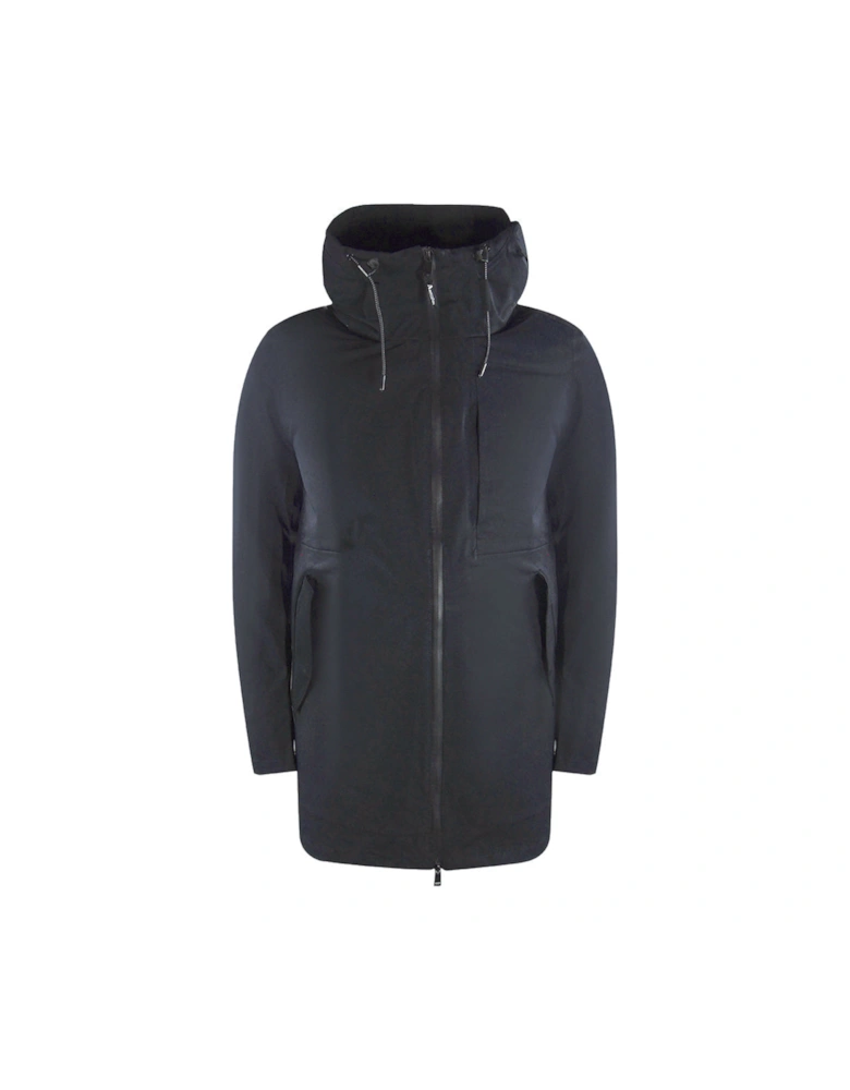 Active 3-Way Parka Black Down Parka Jacket