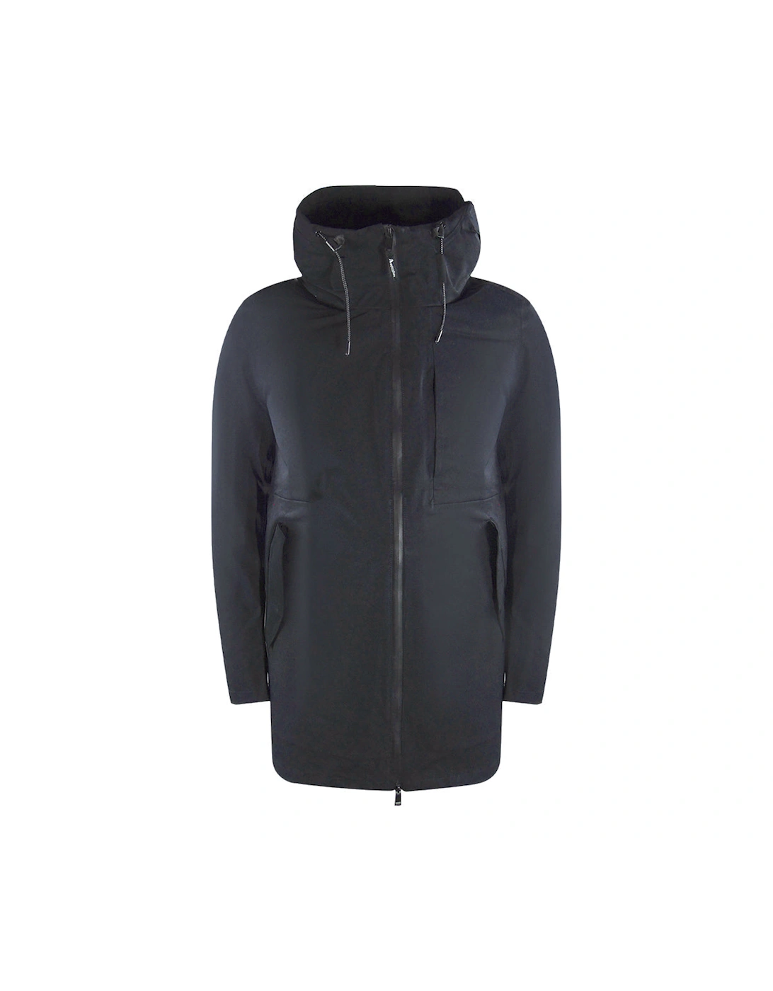 Active 3-Way Parka Black Down Parka Jacket