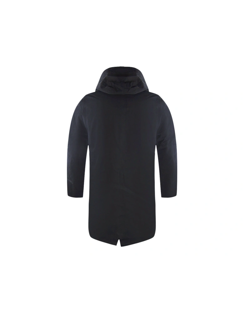 Active 3-Way Parka Black Down Parka Jacket