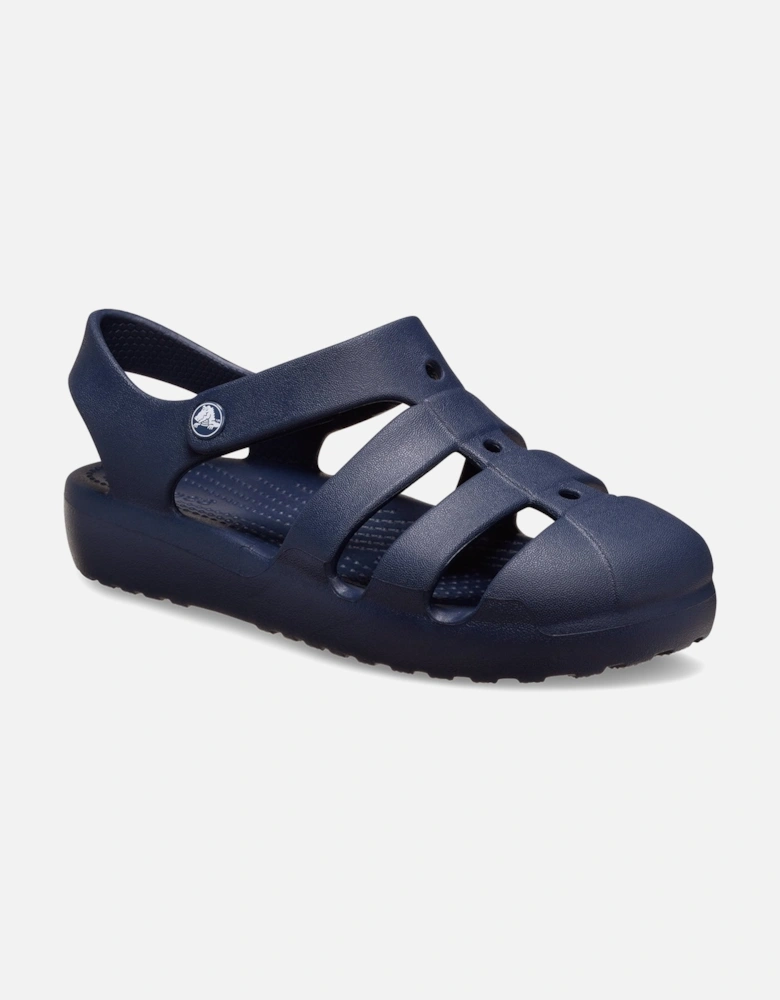 210626-410 CLASSIC FISHERMAN Unisex Kids Sandals Navy