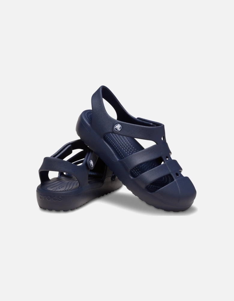 210626-410 CLASSIC FISHERMAN Unisex Kids Sandals Navy