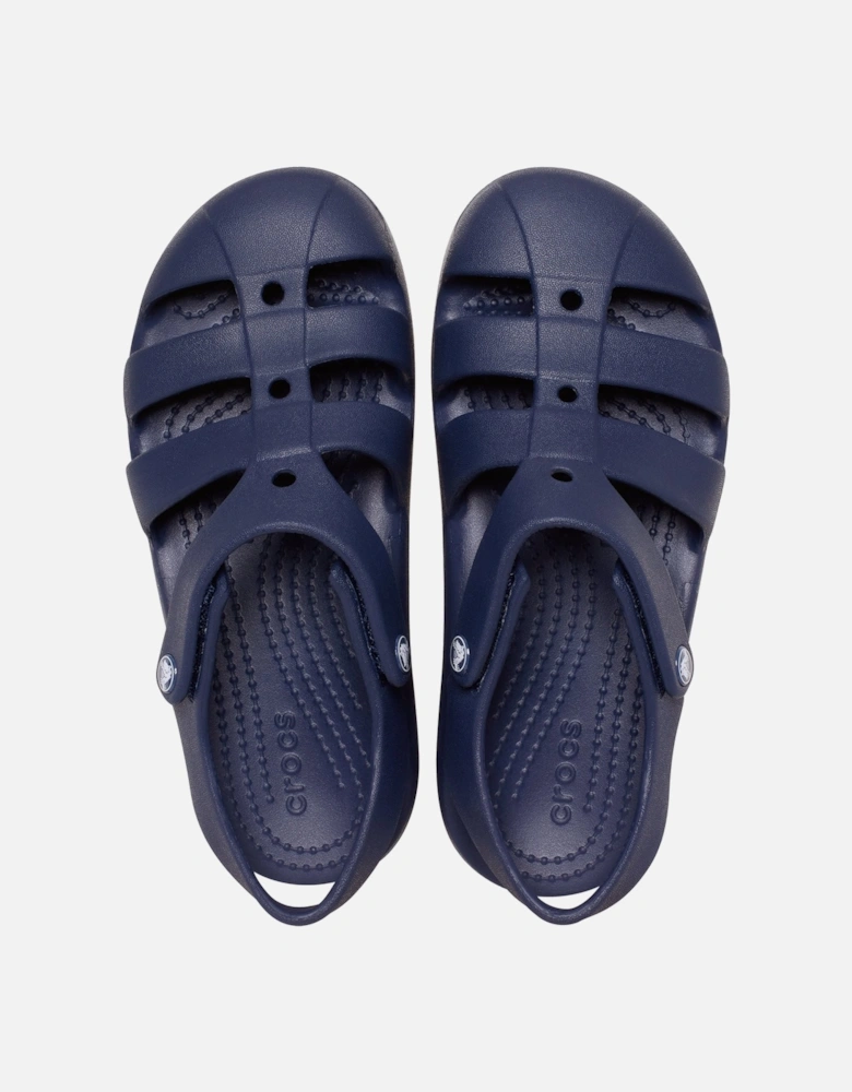 210626-410 CLASSIC FISHERMAN Unisex Kids Sandals Navy