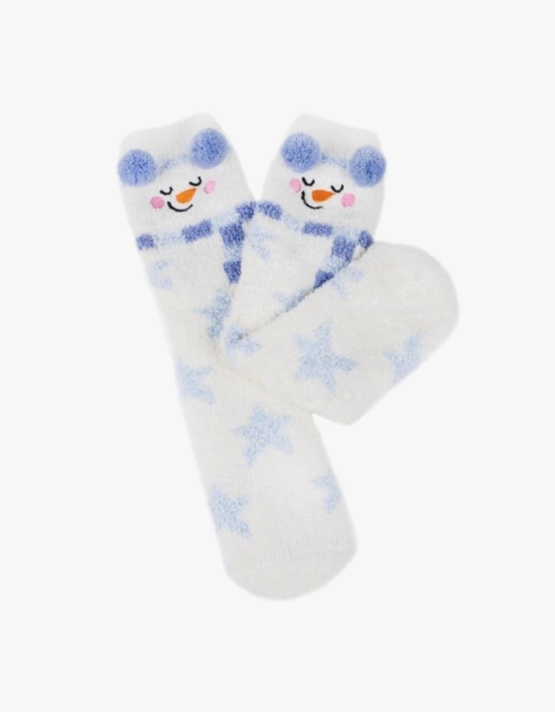 Isotoner NOVELTY SUPERSOFT Womens Socks Snowman: One Size