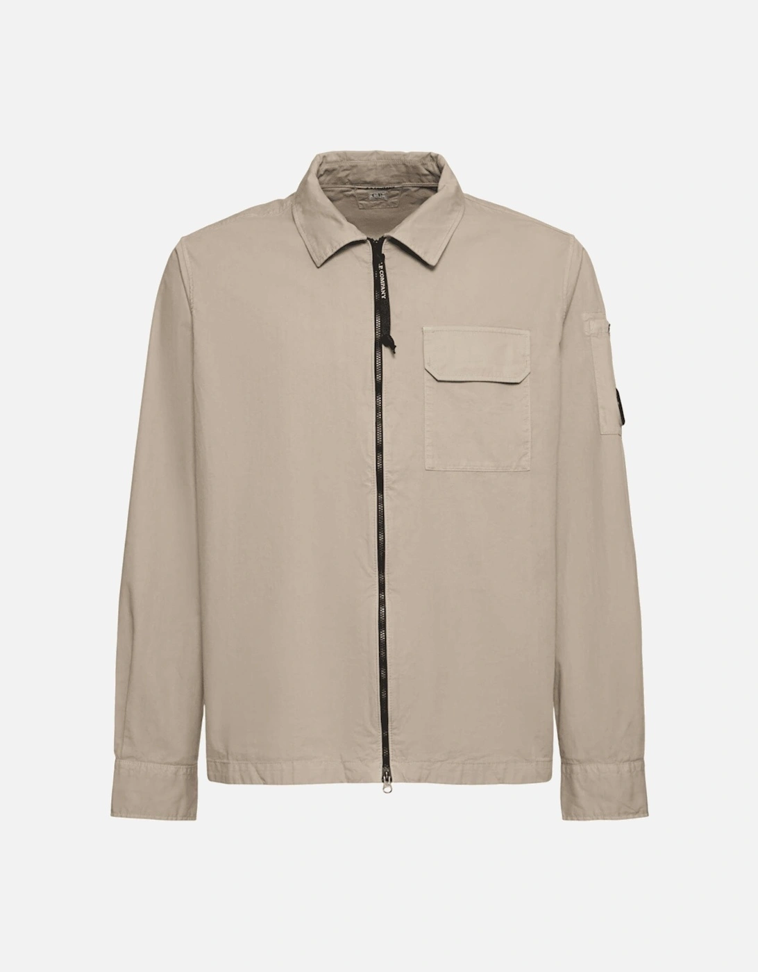 Zip Overshirt - Vintage Khaki, 7 of 6