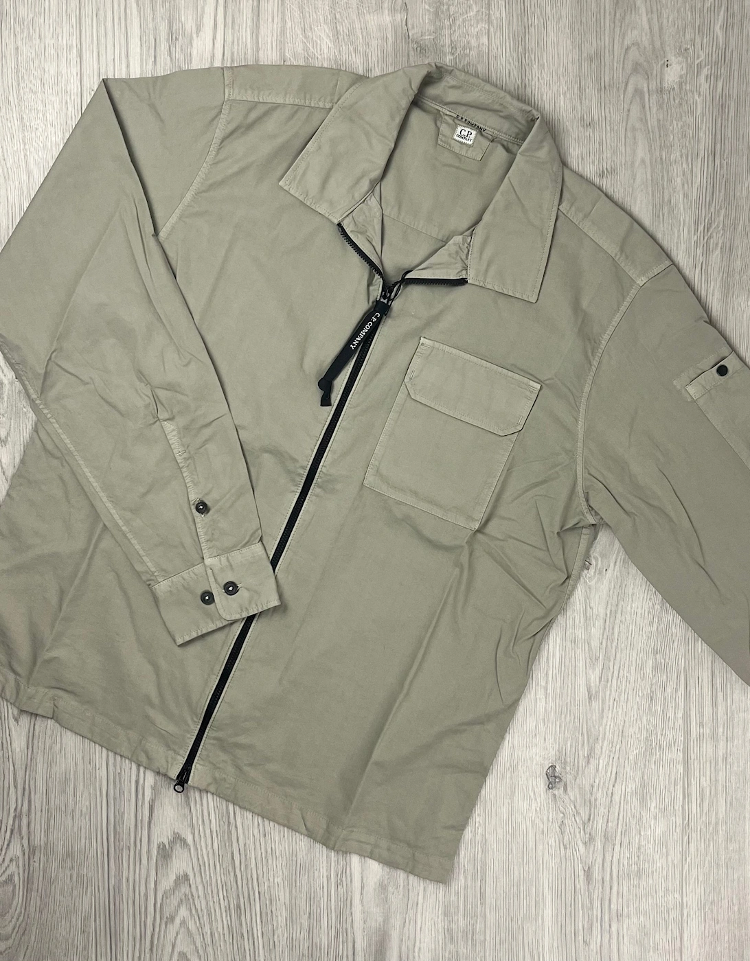 Zip Overshirt - Vintage Khaki