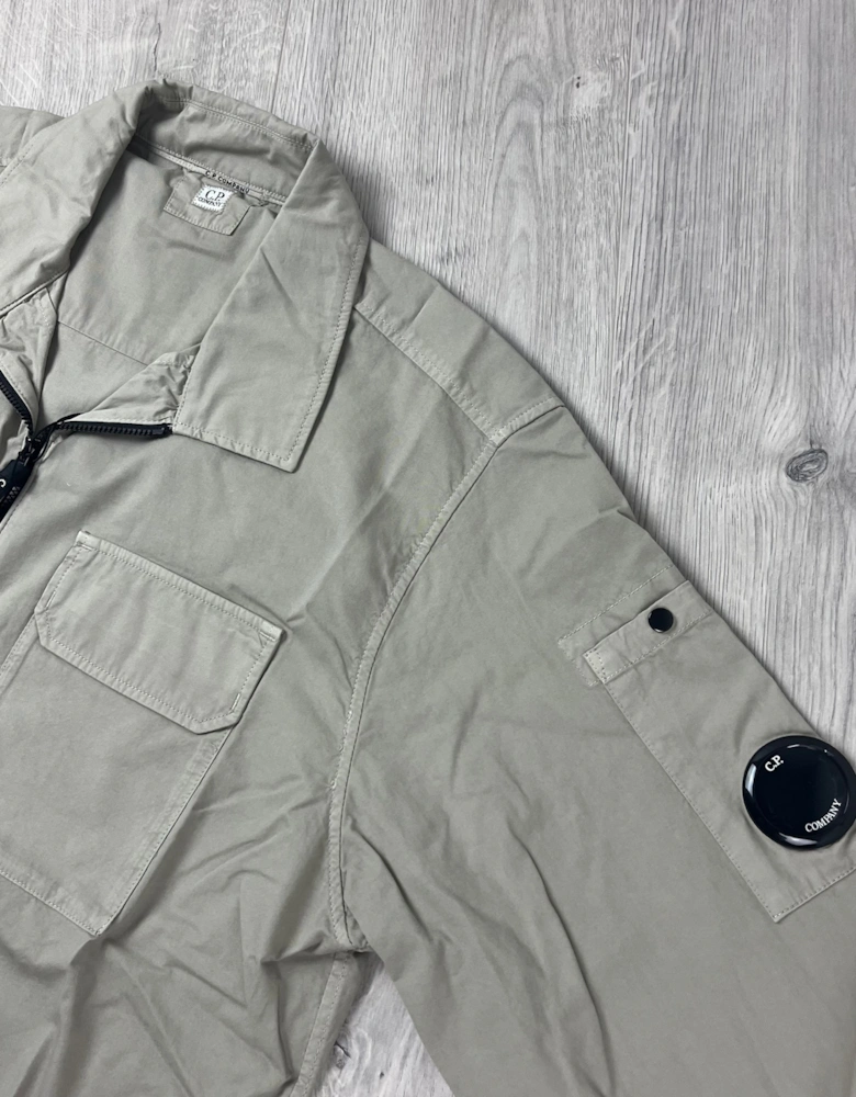 Zip Overshirt - Vintage Khaki