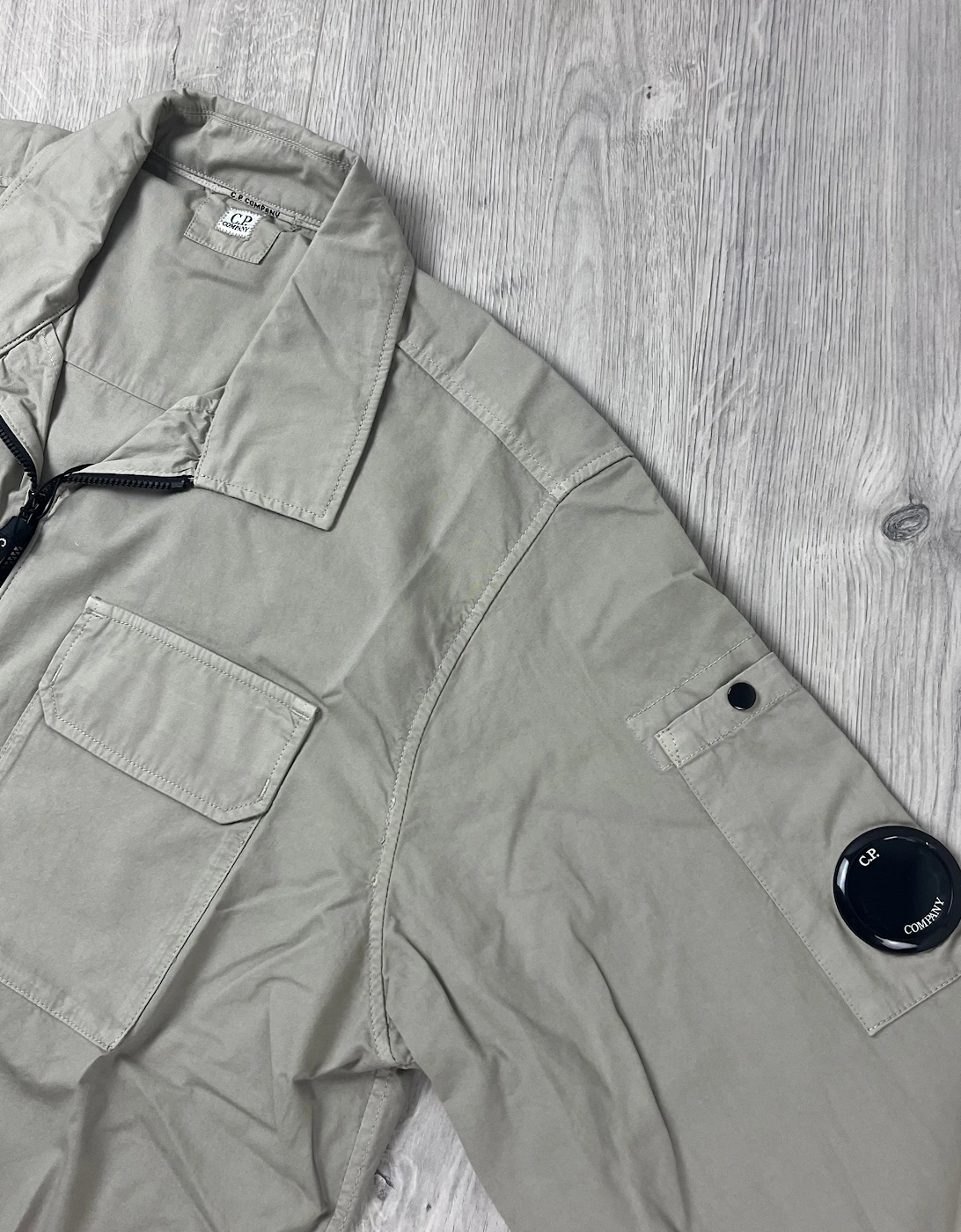 Zip Overshirt - Vintage Khaki
