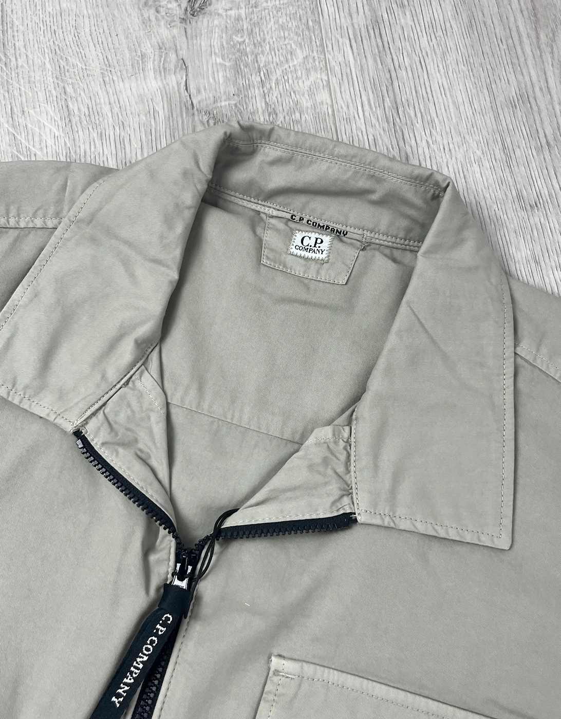 Zip Overshirt - Vintage Khaki