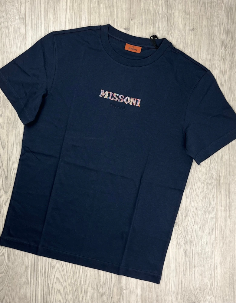 Stitches T-Shirt - Navy