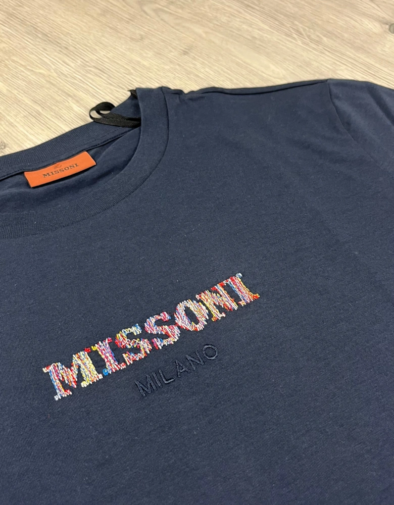 Stitches T-Shirt - Navy