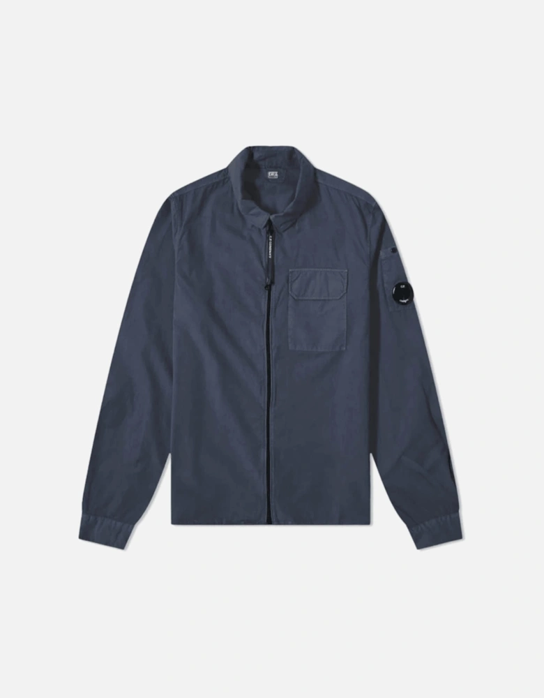 Zip Overshirt - Navy